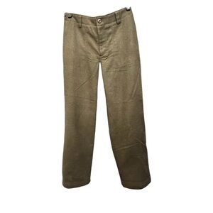 GAP Women's Olive Fully Lined Wool Trousers